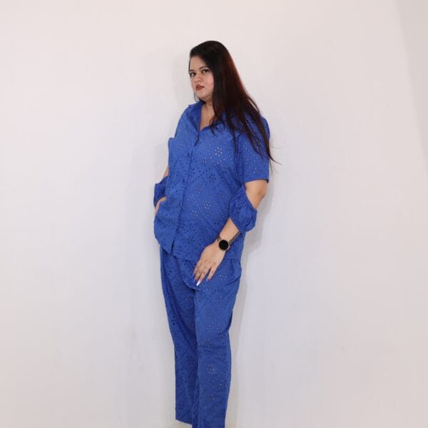 Blue hacuba co-ord set