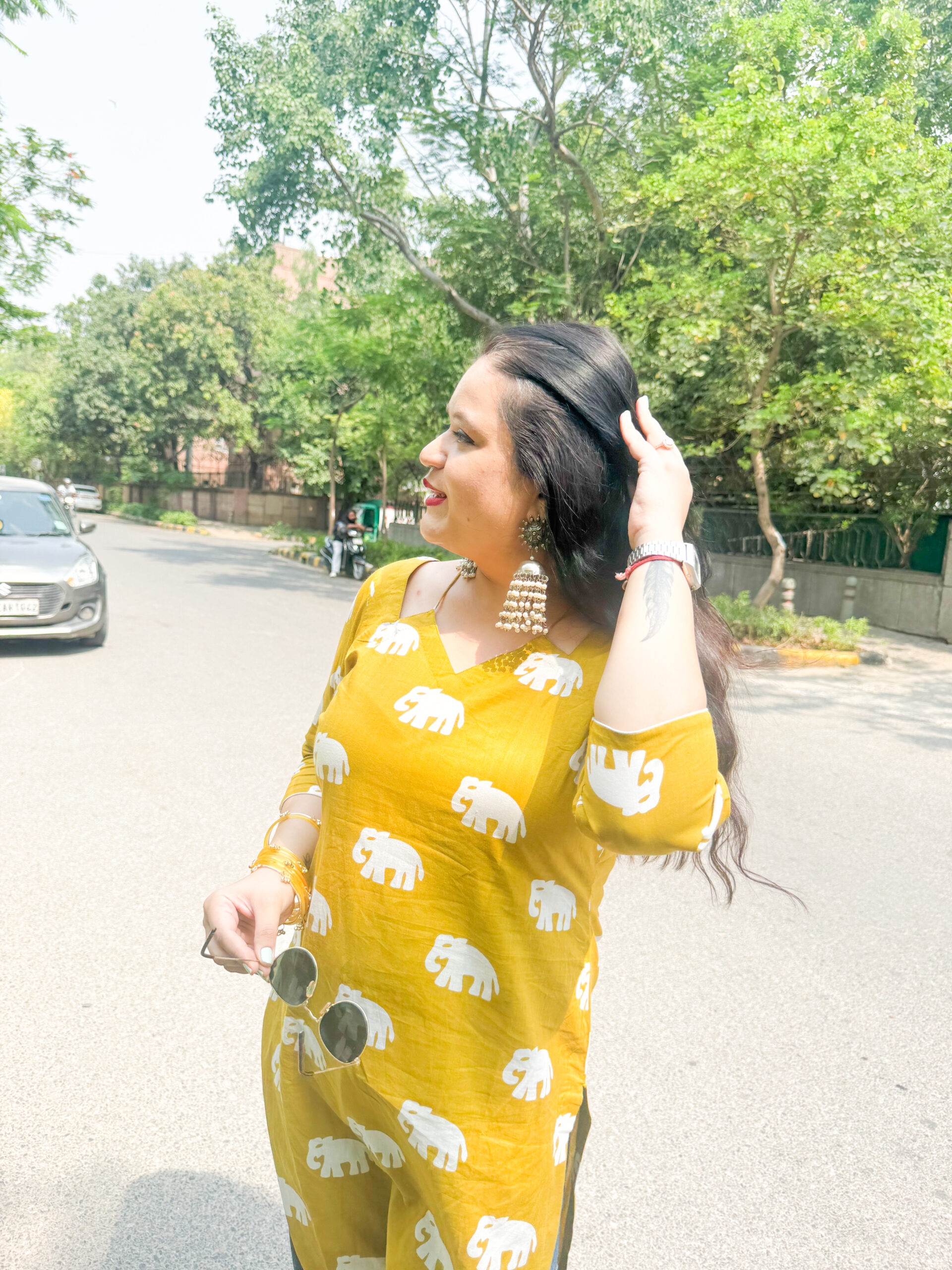 Elephant Charm Straight Kurta - Image 9